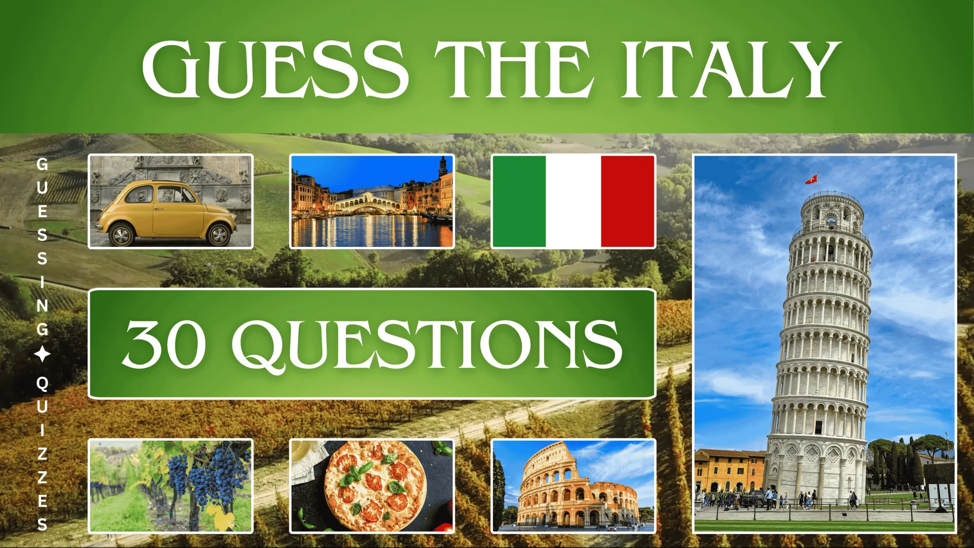 Guess The Italy! Are you ready to test your brainpower Take this 30-question quiz to find out! thumb